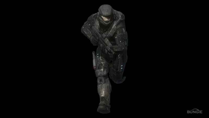 Spartan soldier in combat armor