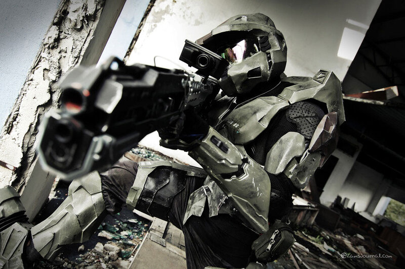 Spartan soldier in combat gear