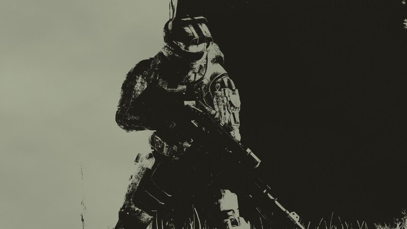 spartan soldier in combat gear