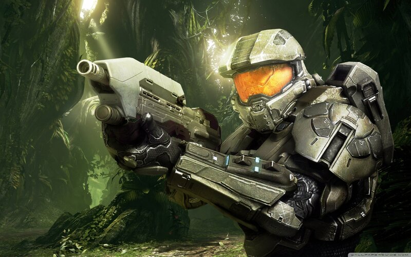 Spartan Soldier in Jungle — Green
