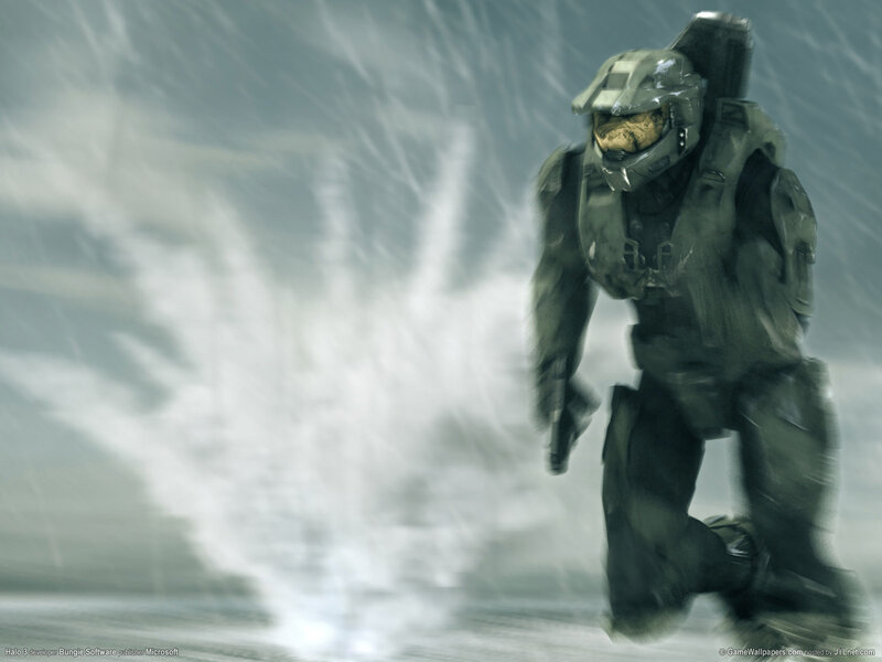Spartan Soldier in Storm