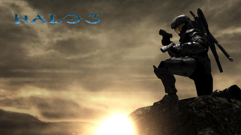 Spartan Soldier on Rock