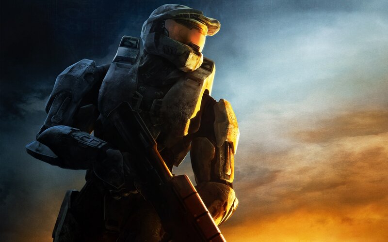 Spartan Soldier with Rifle — Orange