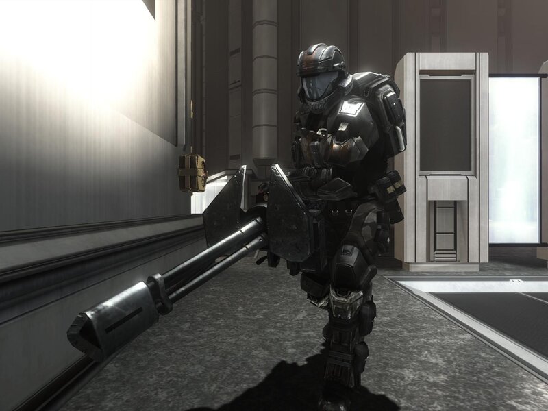 Spartan soldier with weapon