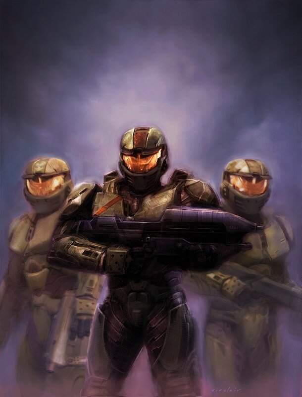 Spartan soldiers in combat