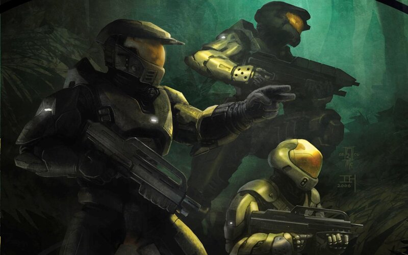 Spartan soldiers in combat