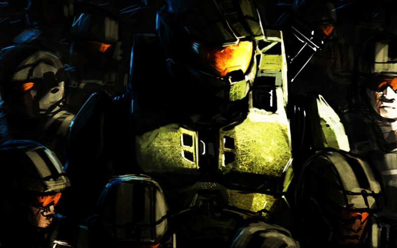 Spartan soldiers in combat gear
