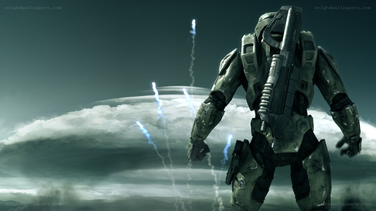 Spartan stands on alien world