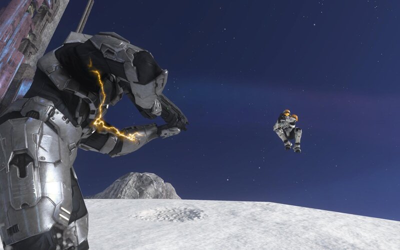 Spartan vs. Brute in space