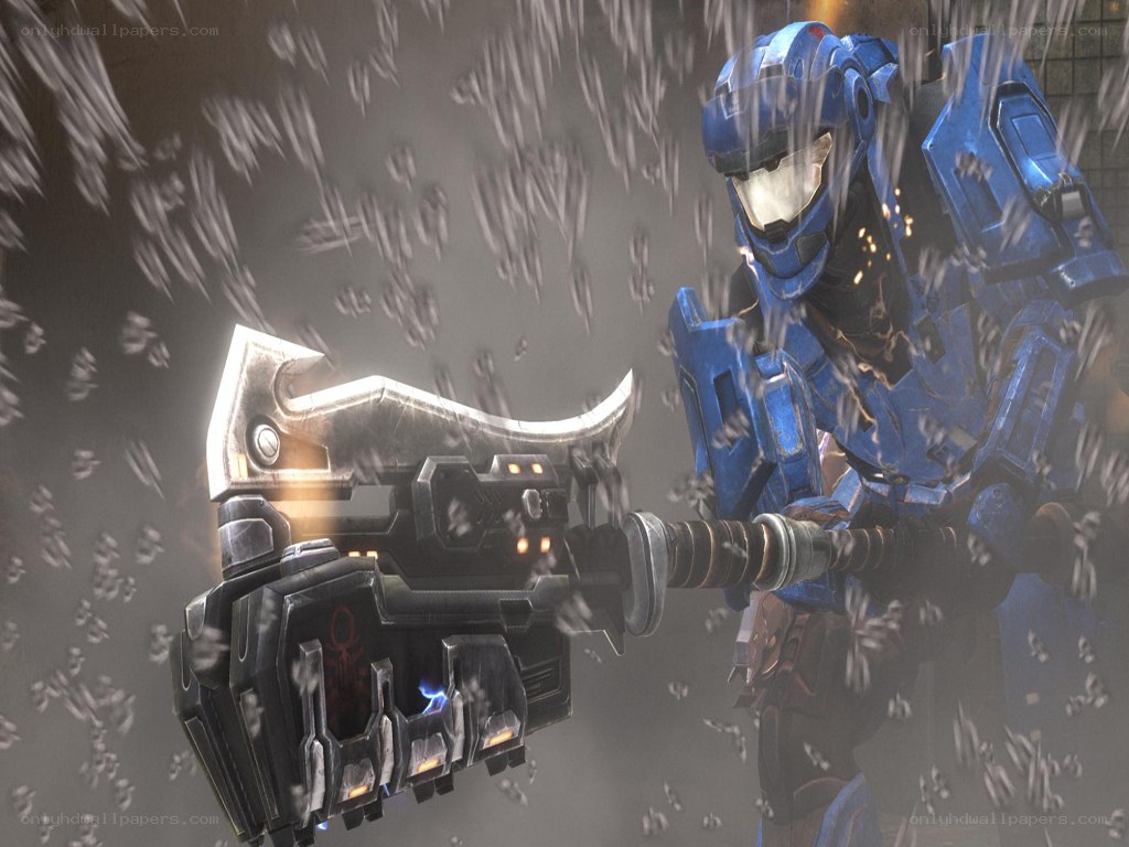 Spartan with energy axe