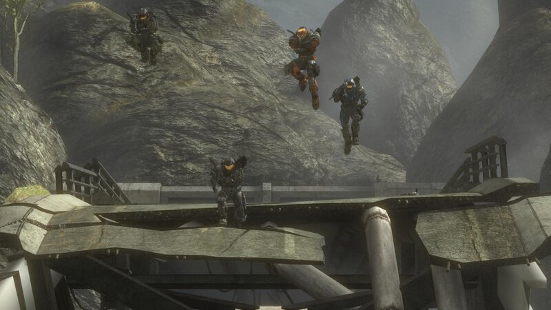 Spartans in action on a bridge