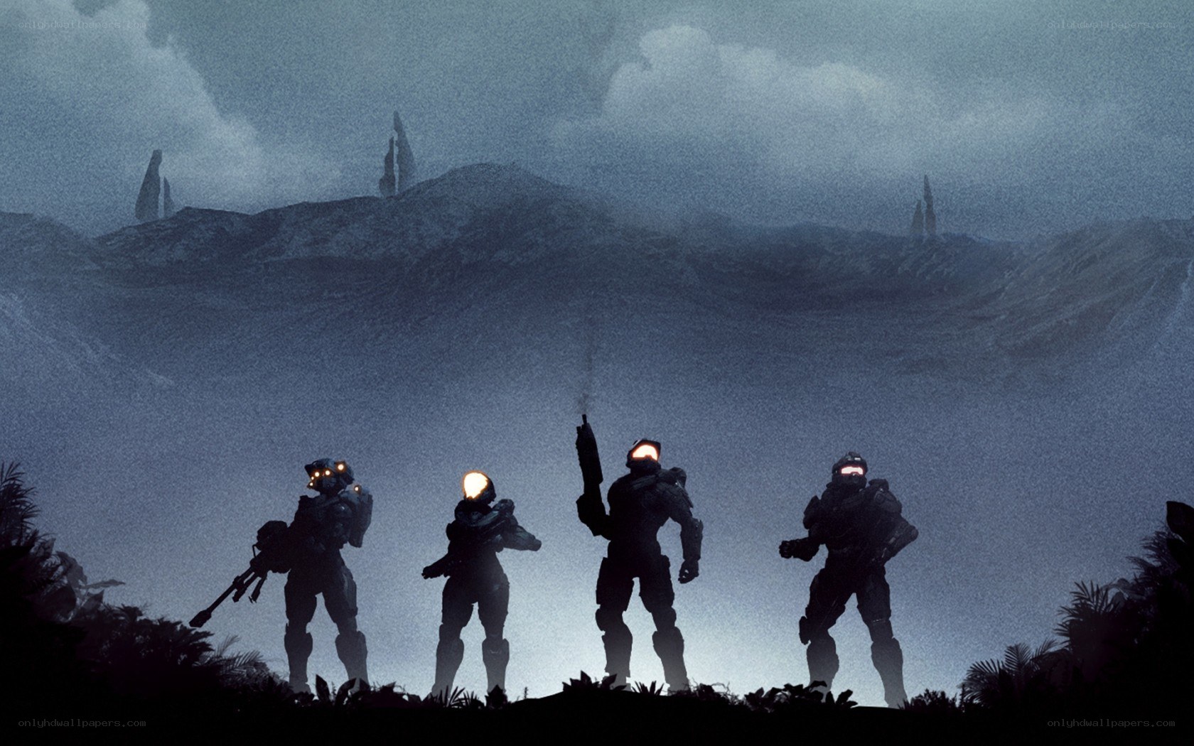 Spartans on alien planet