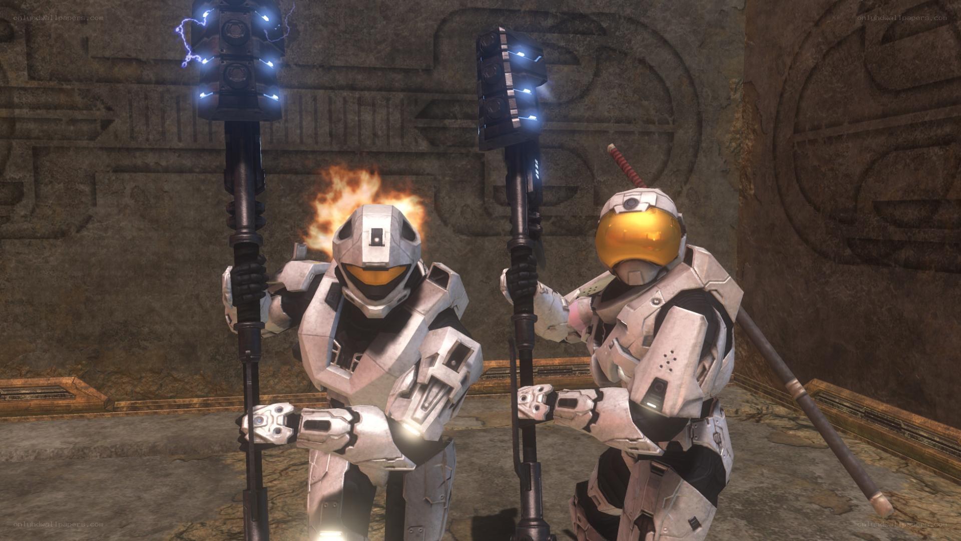 Spartans with energy weapons