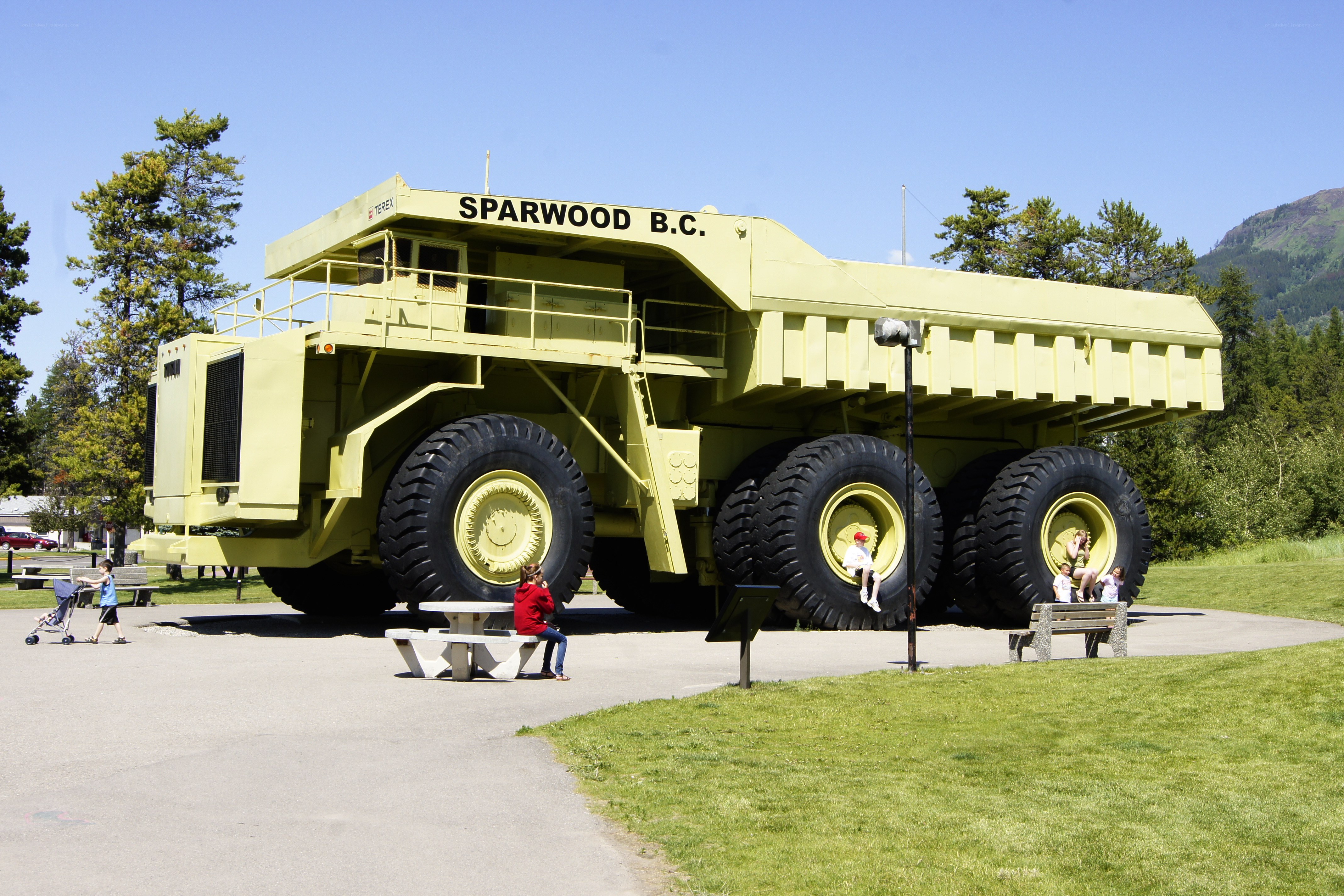 Sparwood B.C. mining truck