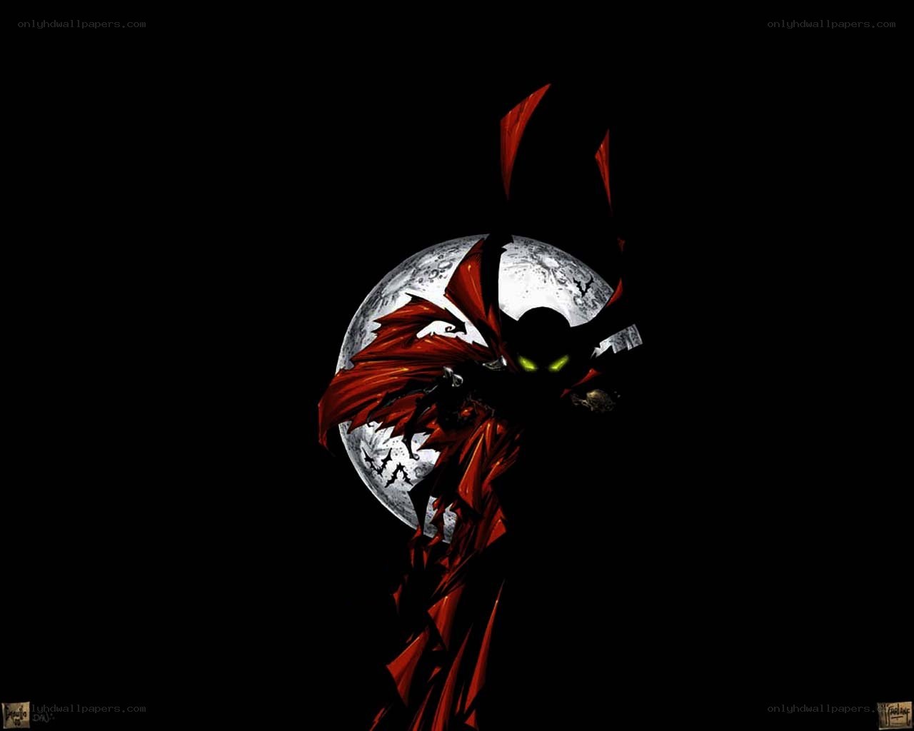 Spawn character against moon