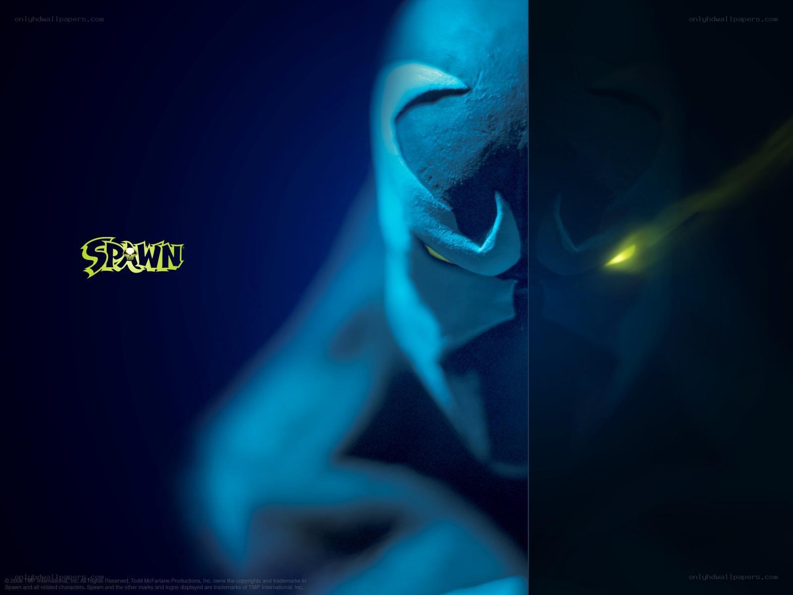 Spawn character in blue light