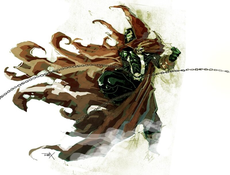 Spawn Character in Motion — Brown