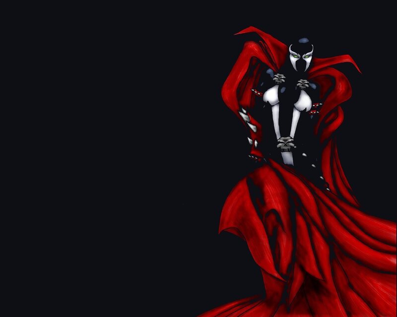 Spawn Character in Red Cape — Dramatic