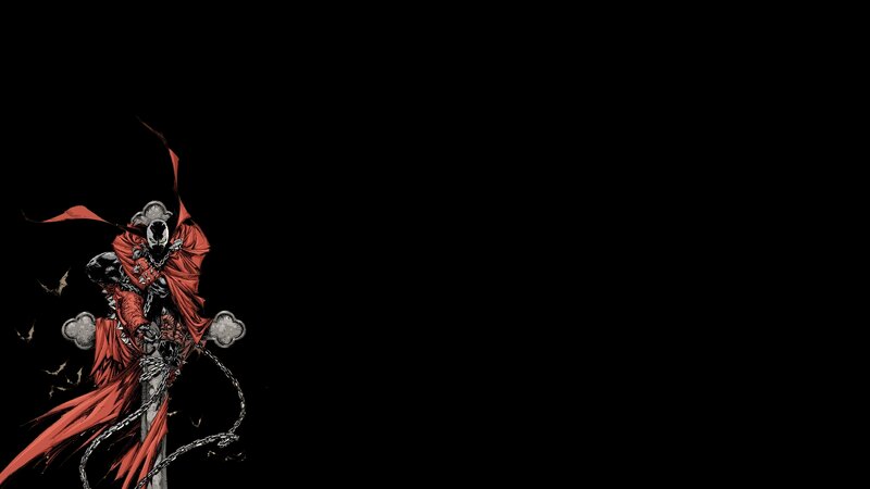 Spawn Character in Red Cloak — Black, Dark, Dramatic
