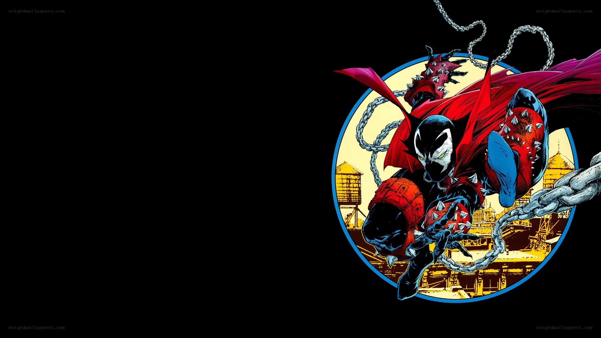 Spawn comic book cover art