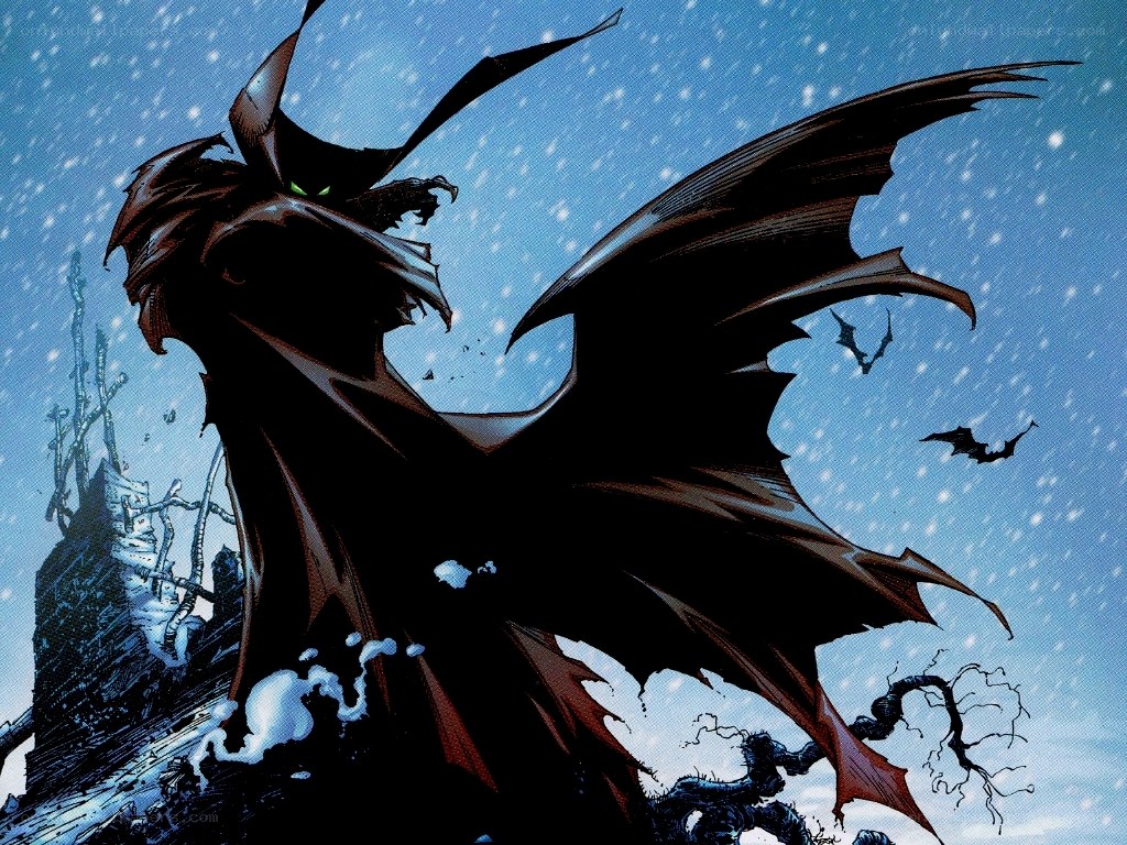Spawn in a snowy landscape