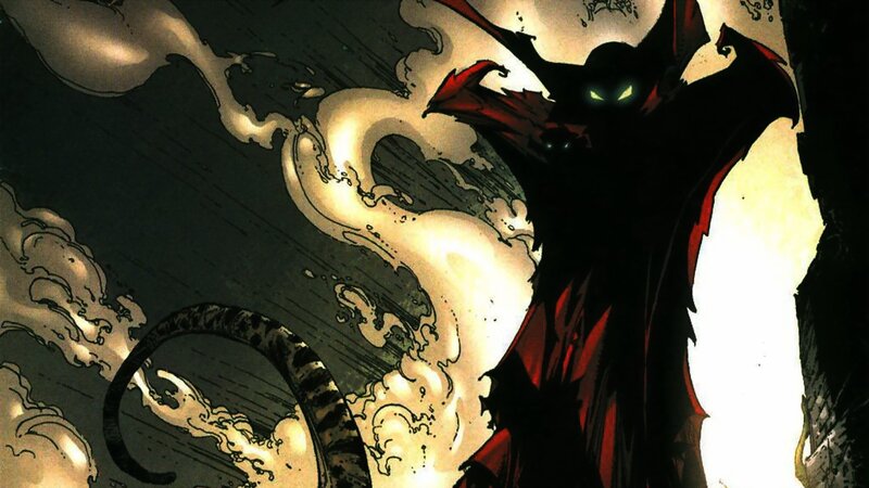 Spawn in a stormy landscape