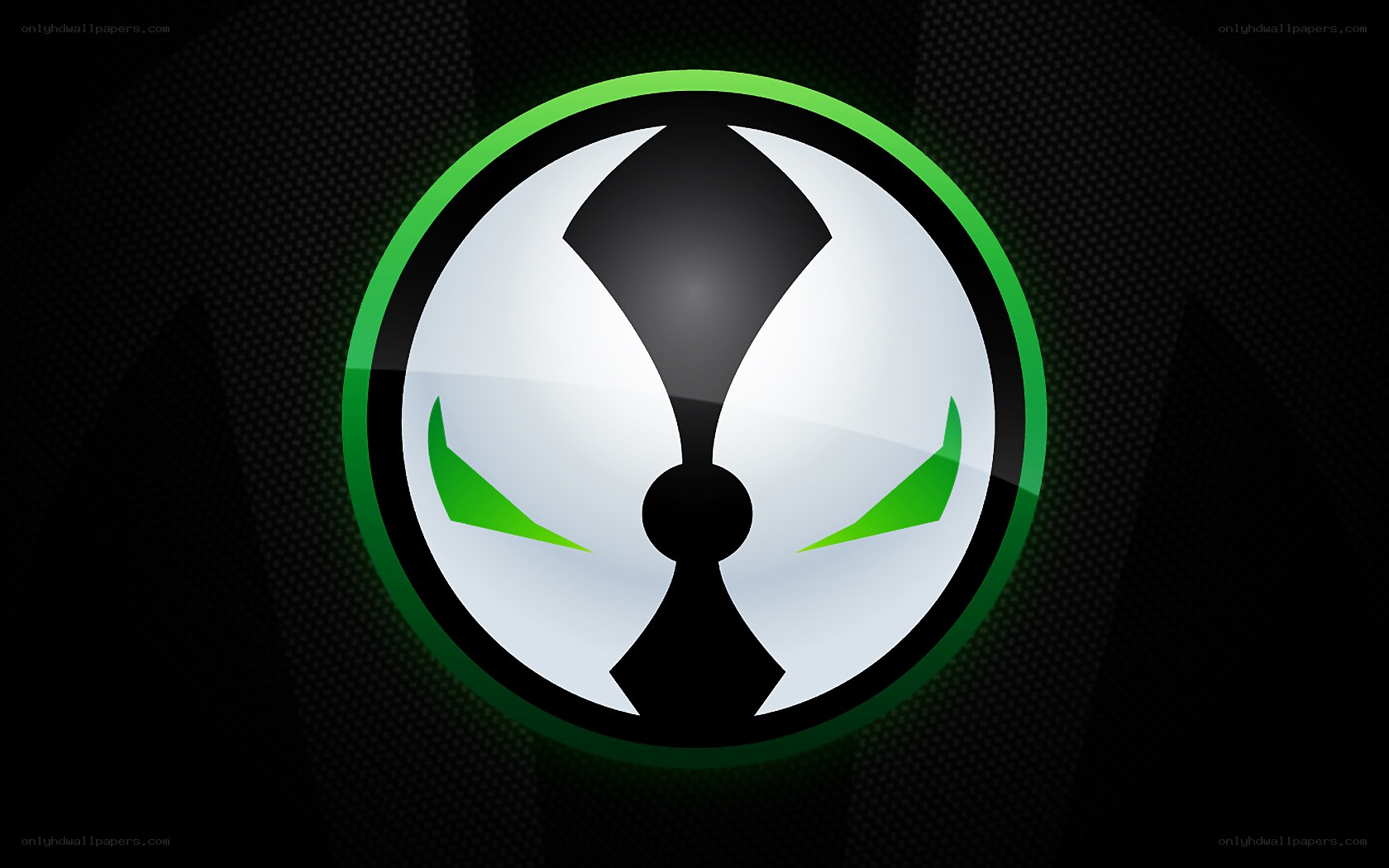 Spawn logo on dark background