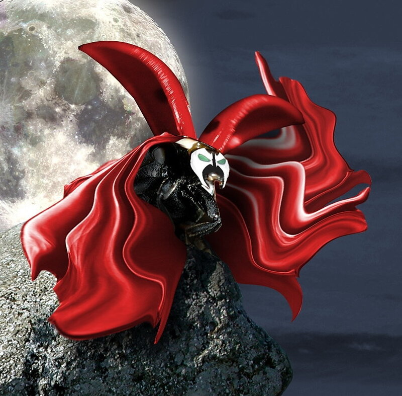 Spawn on a rocky outcrop