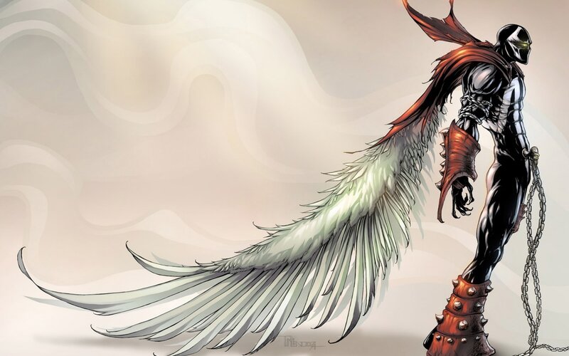 Spawn with white wings
