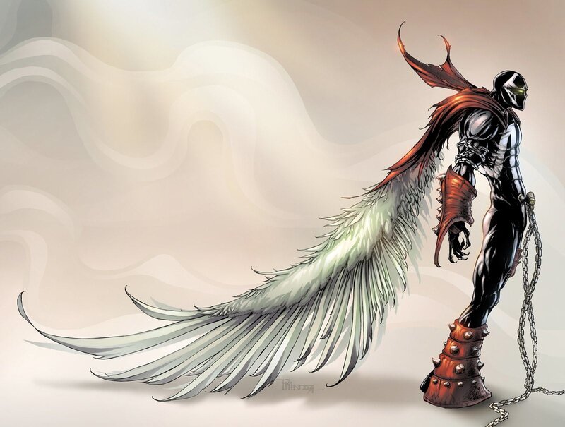 Spawn with white wings