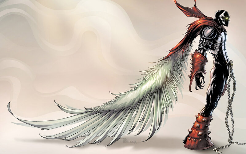 Spawn with white wings