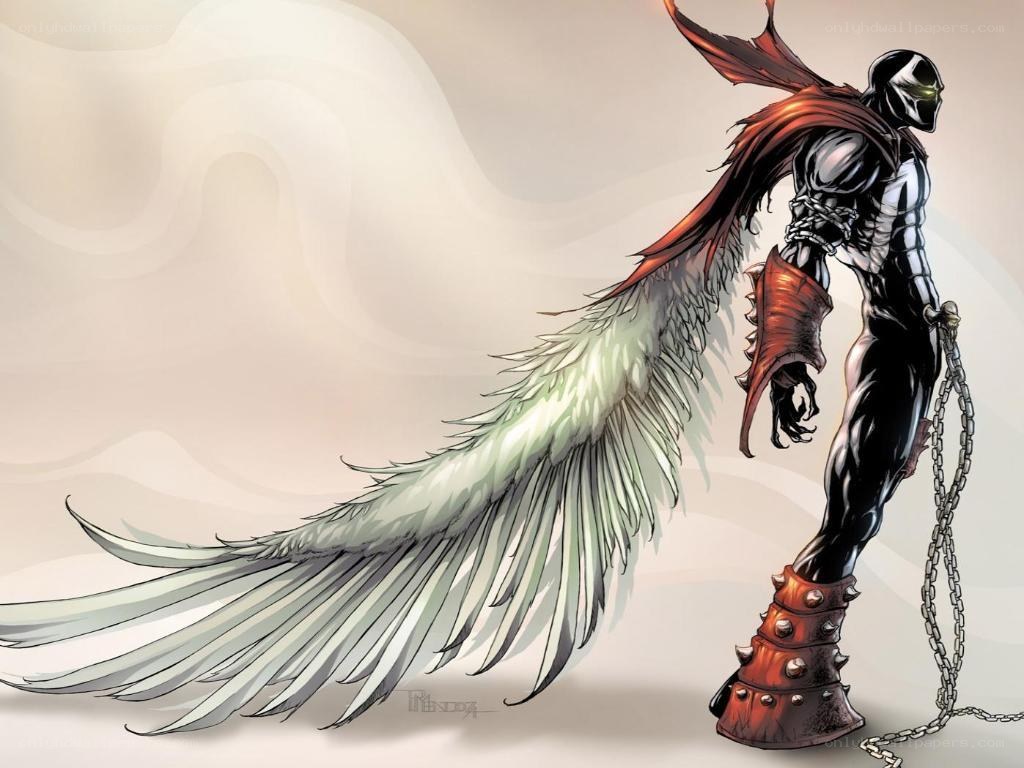 Spawn with wings and chains