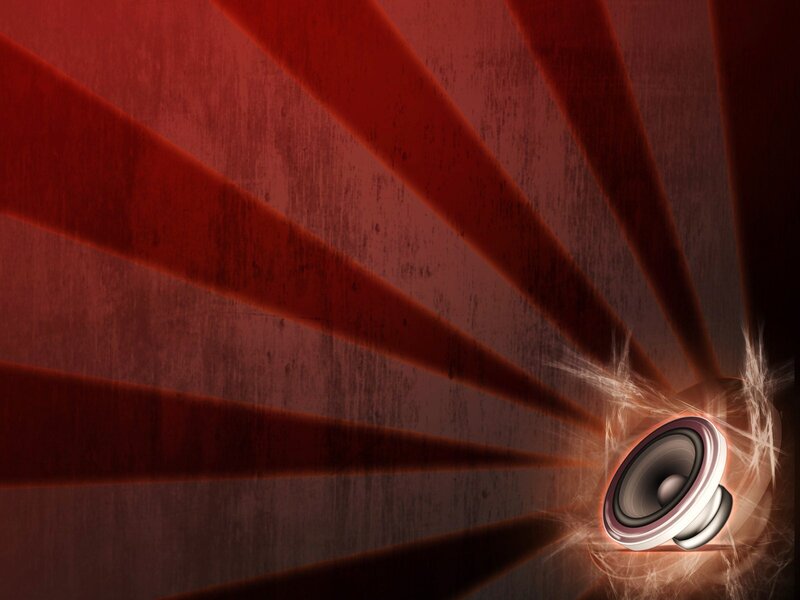 Speaker Emitting Sound