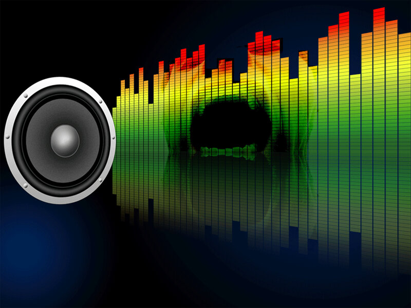 Speaker with Audio Bars