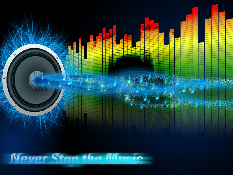 Speaker with Audio Waves
