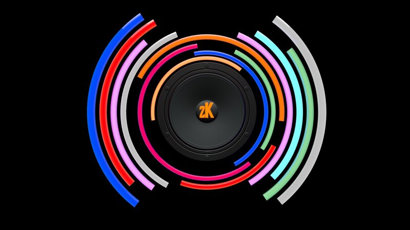Speaker with Colorful Rings
