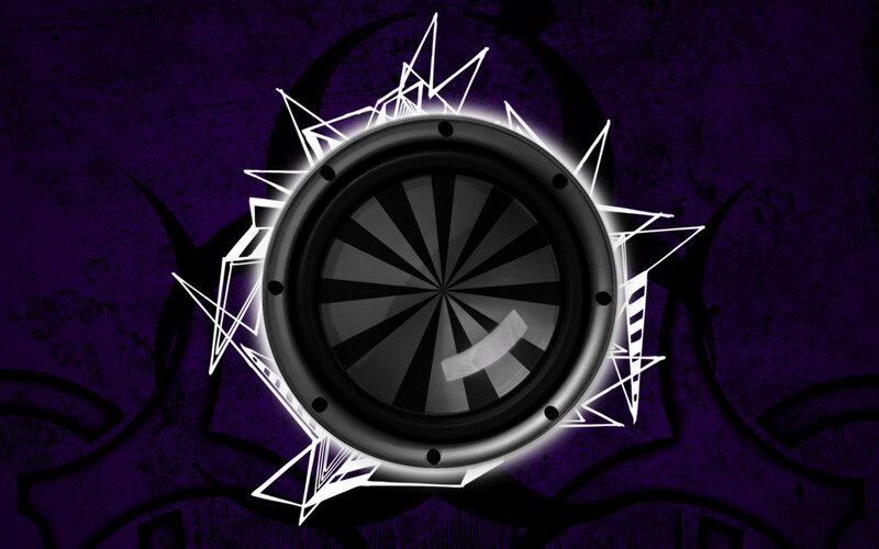 speaker with geometric design