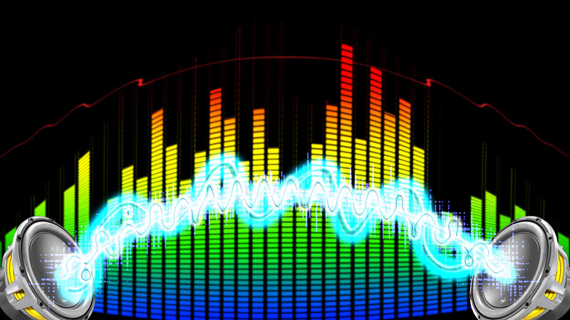 Speakers with Audio Waves