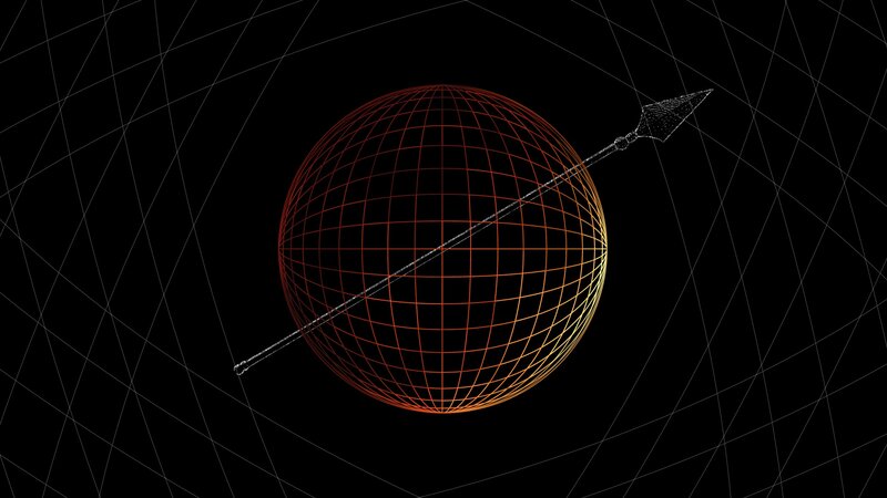 Spear Piercing Sphere — Black