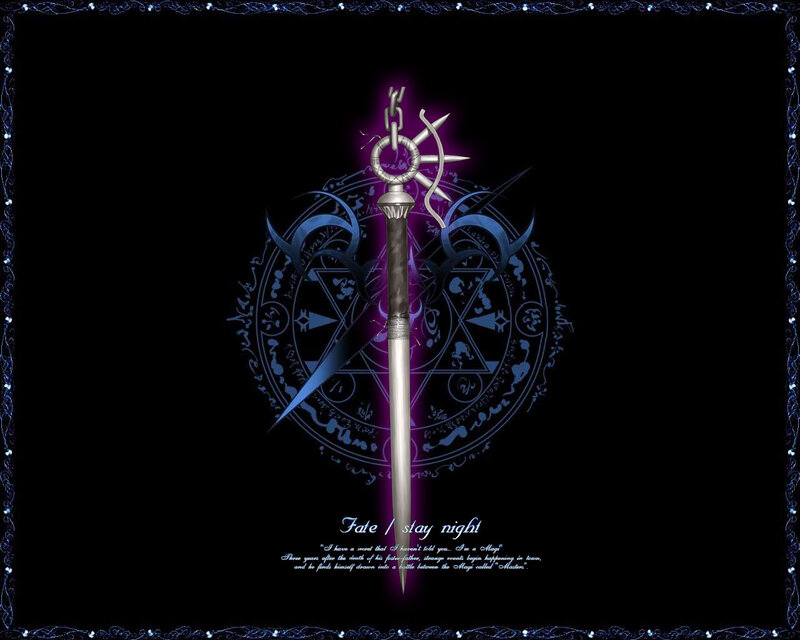 Spear with Magical Symbols