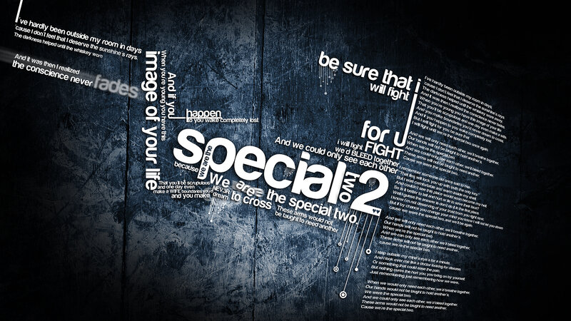 Special Two text art