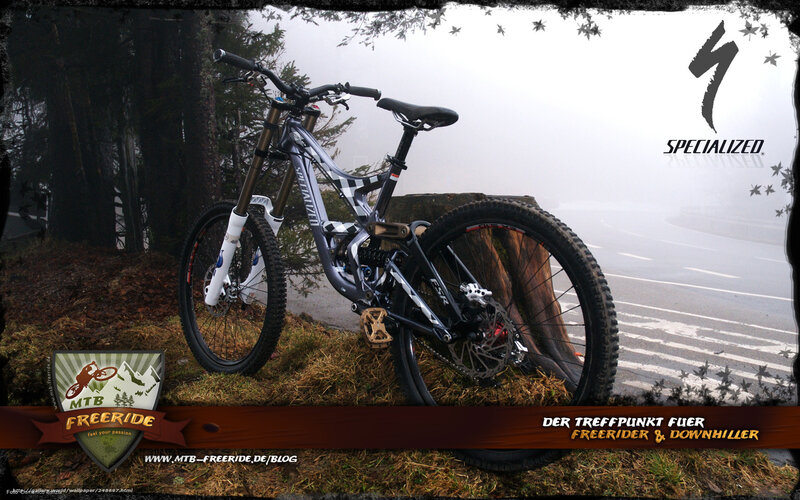 Specialized mountain bike in fog