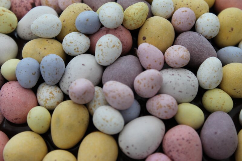 Speckled Chocolate Eggs