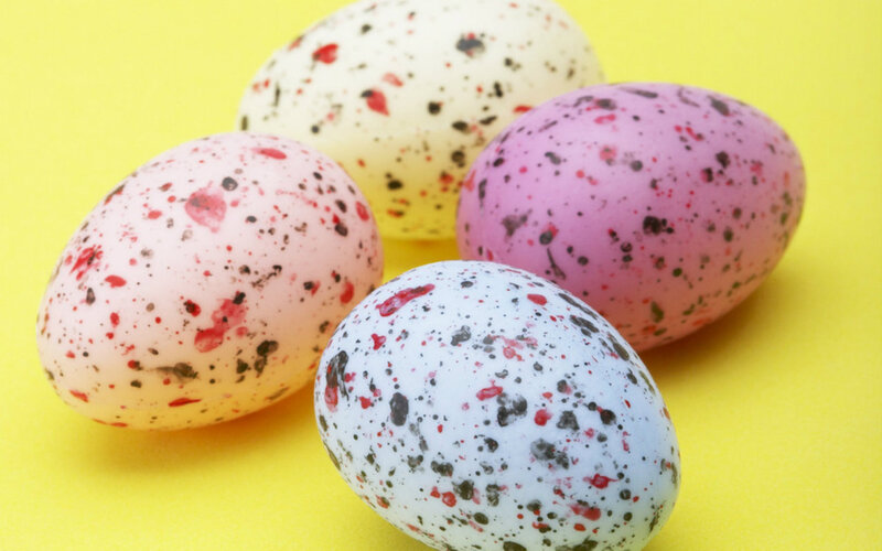 Speckled Easter Eggs