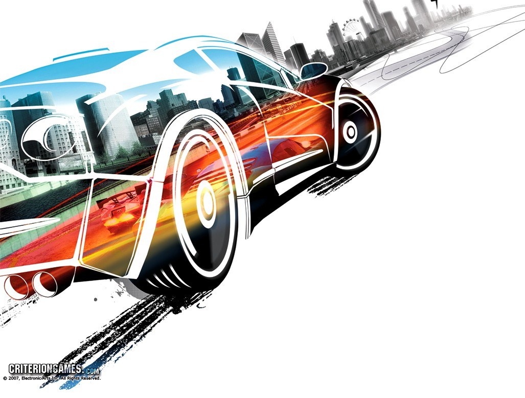 speed car city artwork