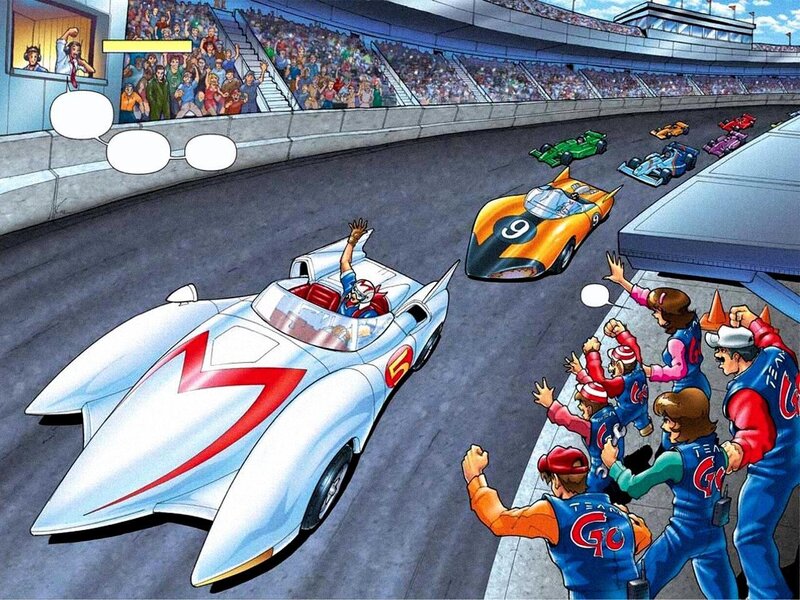 Speed Racer race scene