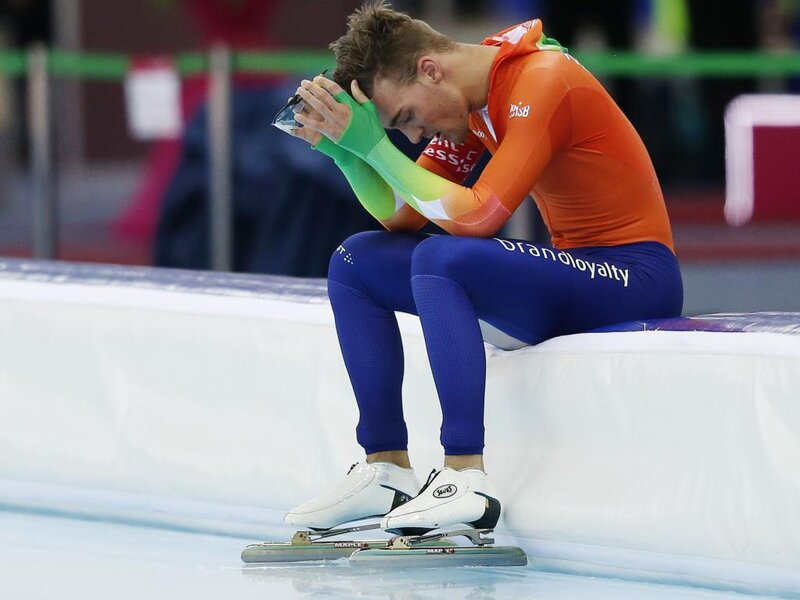 Speed Skater Sitting