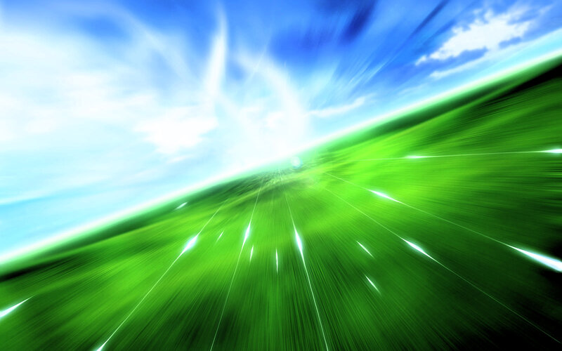 speed through green field