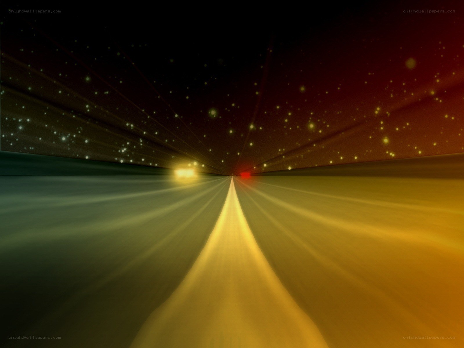 speed through star tunnel