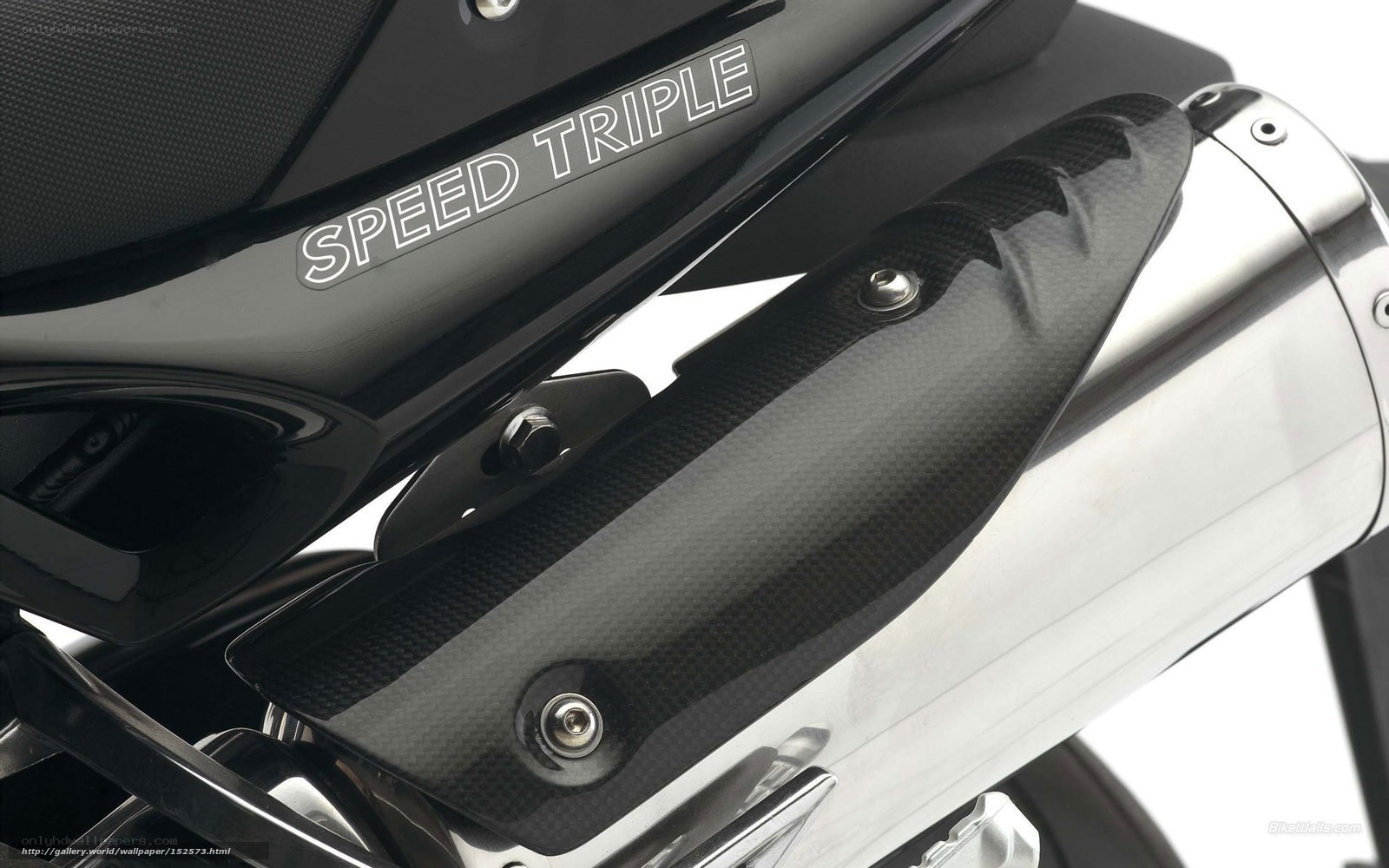 Speed Triple motorcycle exhaust